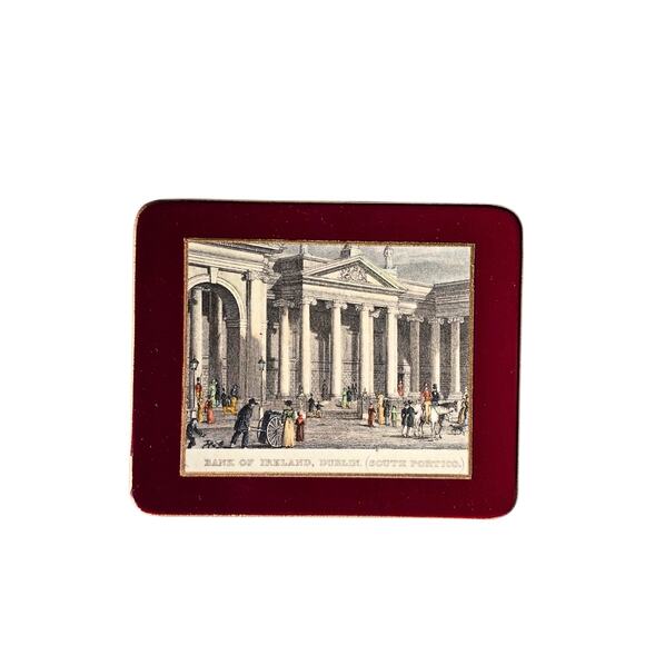 Vintage Ladyclair Coaster Set of 6, Old Money Style, Irish Bar Accessories - Picture 5 of 9